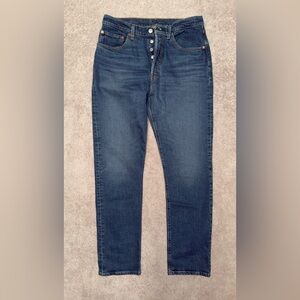 Stylish Indigo Straight Leg Jeans